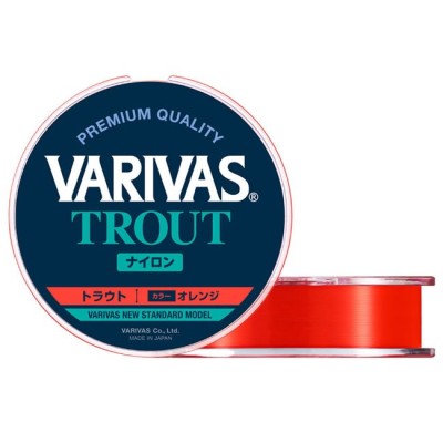 Fir Varivas Trout Flash Orange, 100m, 0.205mm, 6lb foto