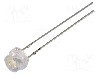 Dioda LED, 4,8mm, albastru, 2,5...3lm, 30mA, 2,7...3,4V, OPTOSUPPLY - OSB56P56A1A