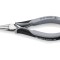Clește cu bot semi-rotund ESD pentru electronică 145mm KNIPEX