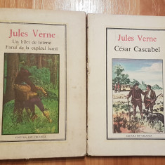 Set 2 carti de Jules Verne. Editura Ion Creanga