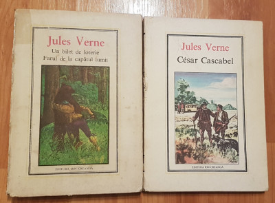 Set 2 carti de Jules Verne. Editura Ion Creanga foto