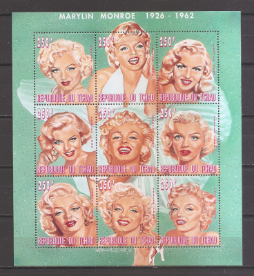 Ciad 1996 - Marilyn Monroe (MC), MNH foto