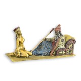 Scena orientala-statueta din bronz pictat WB-27