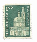 Elvetia - Emisiuni definitorii, 1968 - 1,00 Fr, obliterat