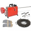 VidaXL Mașină de curățat țevi, 250 W, 15 m x 16 mm, 4,5 m x 9,5 mm 141881