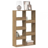 VidaXL Bibliotecă, stejar artizanal, 100x33x155,5 cm, lemn prelucrat 3309401