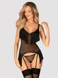 Corset Sexy Sherila - Negru, XS/S, Obsessive