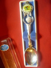 Lingurita de Colectie inscriptionata Bavaria Freistaat ,L=11cm,placata argint