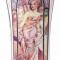Vaza Art Nouveau din portelan fin cu o femeie LUP053