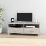 Cumpara ieftin Dulap TV &bdquo;HAMAR&rdquo;, alb, 106x40x40 cm, lemn masiv de pin