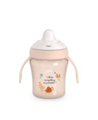 Cană antrenament, 200 ml, roz, wonder, suavinex