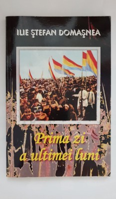 Prima zi a ultimei luni - Ilie Ștefan Domașnea foto