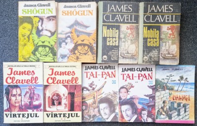 Lot James Clavell - NOBILA CASA + SHOGUN + VARTEJUL + TAI-PAN + CHANGI foto