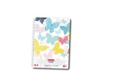 CAIET A4 100 FILE CU SPIRALA PATRATELE MOTIV ENJOY LIFE - ECONOMIC, Herlitz