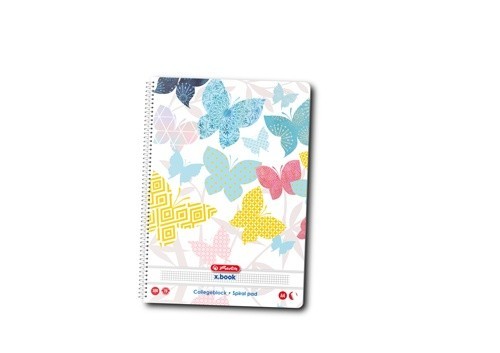 CAIET A4 100 FILE CU SPIRALA PATRATELE MOTIV ENJOY LIFE - ECONOMIC