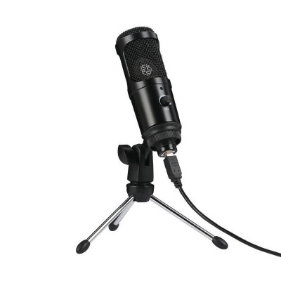Microfon Streaming eLIVE U8, Profesional, Fidelity A+ 360, Stand Tripod foto