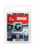 Cleme/Capse Zincate Plate Tip 11, 12mm, Model G, 600 Buc, Novus