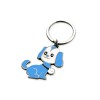 Medalion pentru Caini cu pietricica, in forma de Caine, 3cm, Ropet, Albastru
