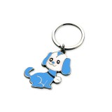 Medalion pentru Caini cu pietricica, in forma de Caine, 3cm, Ropet, Albastru