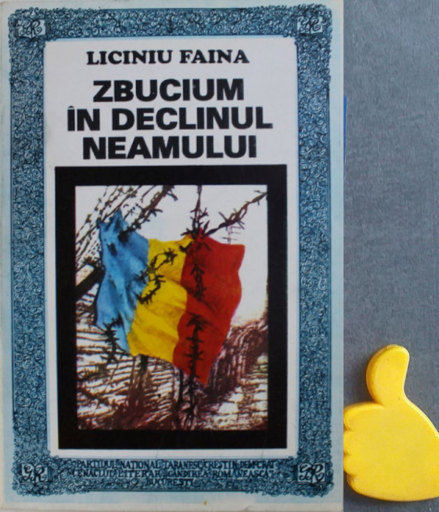 Zbuciumul in declinul neamului Liciniu Faina - sublinieri - in lateral text  | Okazii.ro