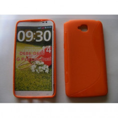 Husa Silicon S-line LG G Pro LITE D684 Orange