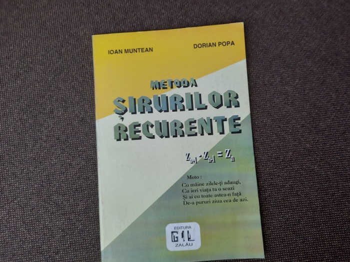METODA SIRURILOR RECURENTE IOAN MUNTEAN