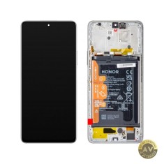 Display cu Touchscreen Honor X9 5G / Magic4 Lite cu Rama si Acumulator Argintiu (Titanium Silver) Service Pack 0235ABSS