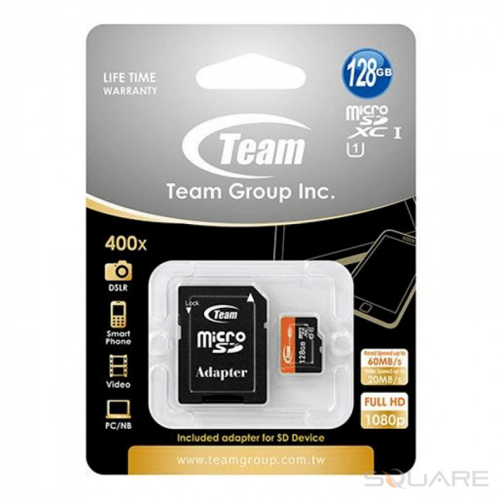 Carduri de memorie Card Team MicroSD C10 128GB