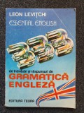 333 DE INTREBARI SI RASPUNSURI DIN GRAMATICA ENGLEZA - Levitchi 1993