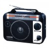Radio Leotec Q1, 4 benzi: AM/FM/SW1/SW2, 220V/Baterii, Antena telescopica, AUX, Jack Casti