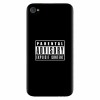 Husa silicon pentru Apple Iphone 4 / 4S, Parental Advisory