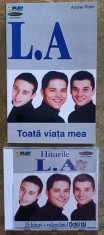 cd audio cu muzica romaneasca si cartea, L A Ochii tai, manele, foto