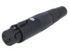 Mufă XLR 3 Pin Mamă Cablu Aurită, Ninigi