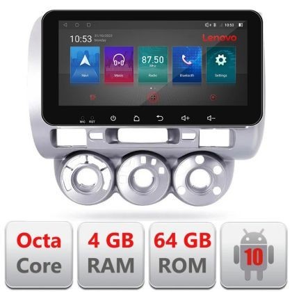 Navigatie Honda Fit Jazz 2004-2008 Android radio gps internet Octa Core 4+64 LTE ecran de 10.33&#039; wide Kit-jazz+EDT-E511-PRO CarStore Technology
