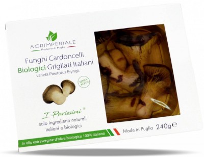 Ciuperci BIO la gratar, selectie CARDONCELLI Agrimperiale foto