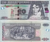 GUATEMALA █ bancnota █ 20 Quetzales █ 2023 █ P-124 █ UNC █ necirculata