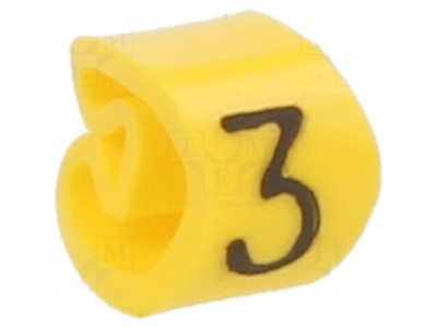 Markere Marcaj PVC Galben 2,5-5mm foto