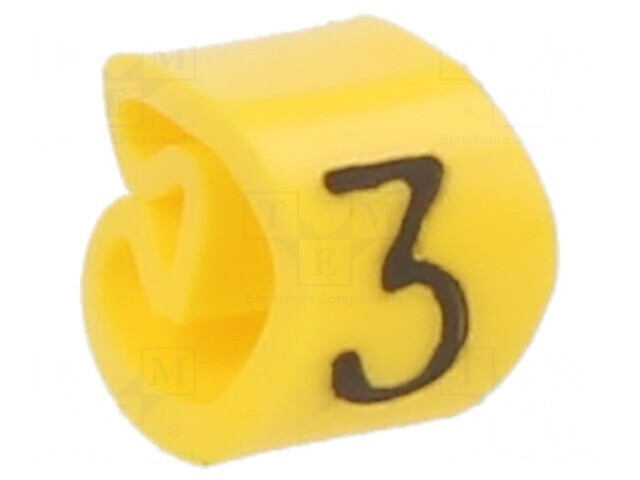 Markere Marcaj PVC Galben 2,5-5mm