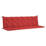 Cumpara ieftin Perna banca de gradina, rosu, 200x(50+50)x7 cm, material oxford