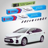 Cumpara ieftin Ștergătoare Suzuki Swace AMZ 2020+ | Set Față și Spate Flat Premium &ndash; TeamCar&reg;