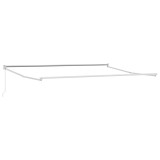 vidaXL Cadru pentru cort retractabil manual Alb 4 x 2 m Aluminiu 42024178