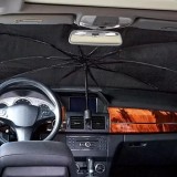 Parasolar auto tip umbrela pentru parbriz 132x76cm
