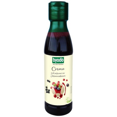 Otet Crema cu Coacaze Negre Bio 150 mililitri Byodo foto