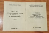 Hotararea / Propuneri Conferintei de Partid din Unitatile sanitare 1989