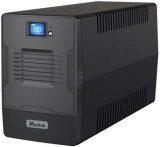 UPS Mustek PowerMust 2000 LCD Line Interactive, 2000VA/1200W, 2x IEC, 2x Schuko (Negru)