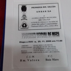 program CSM RM VALCEA - FC Baia M.