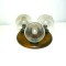 Aplica plafoniera MCM, Art Deco, Doria, vintage