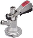 Cuplă butoi bere, &icirc;nchidere pentru butoi - Tip A, Micro-Matic, cuplare de serie (oţel crom-nichel)