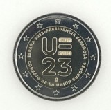 Moneda 2 Euro Spania 2023 Comemorativa UE UNC - Editie Presedintia Consiliului Uniunii Europene, Noua