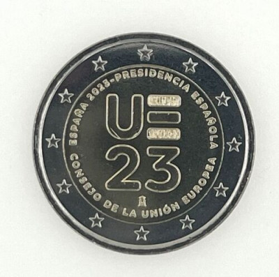 SPANIA moneda de 2 euro comemorativa 2023 - UE, UNC foto